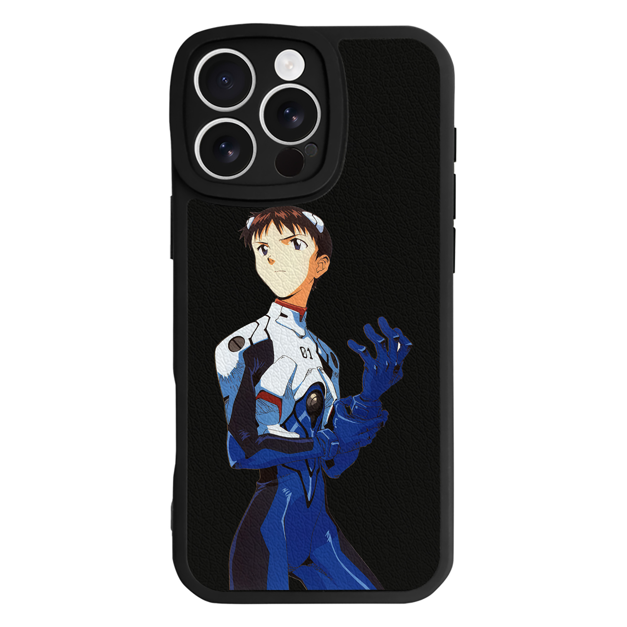 （画像用） EVA 新世紀エヴァンゲリオン 【iPhone 16シリーズ対応】シリコンスマホケース（レザー調） 材質：シリコン